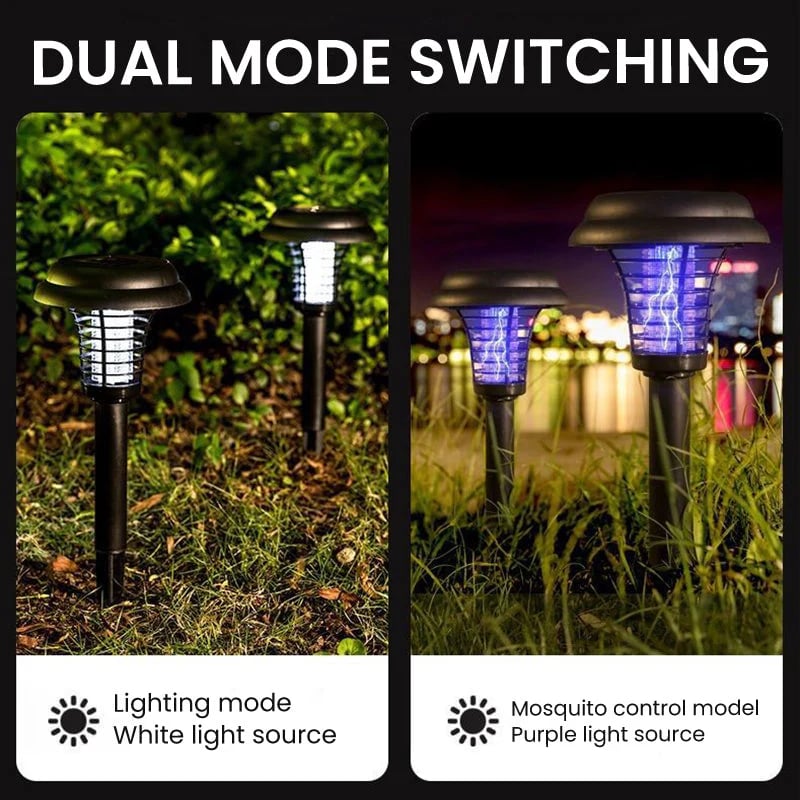 🦟❌Solar-Powered Mosquito Killer Lamp-Outdoor Solar LED Mosquito Killer Garden Lamp