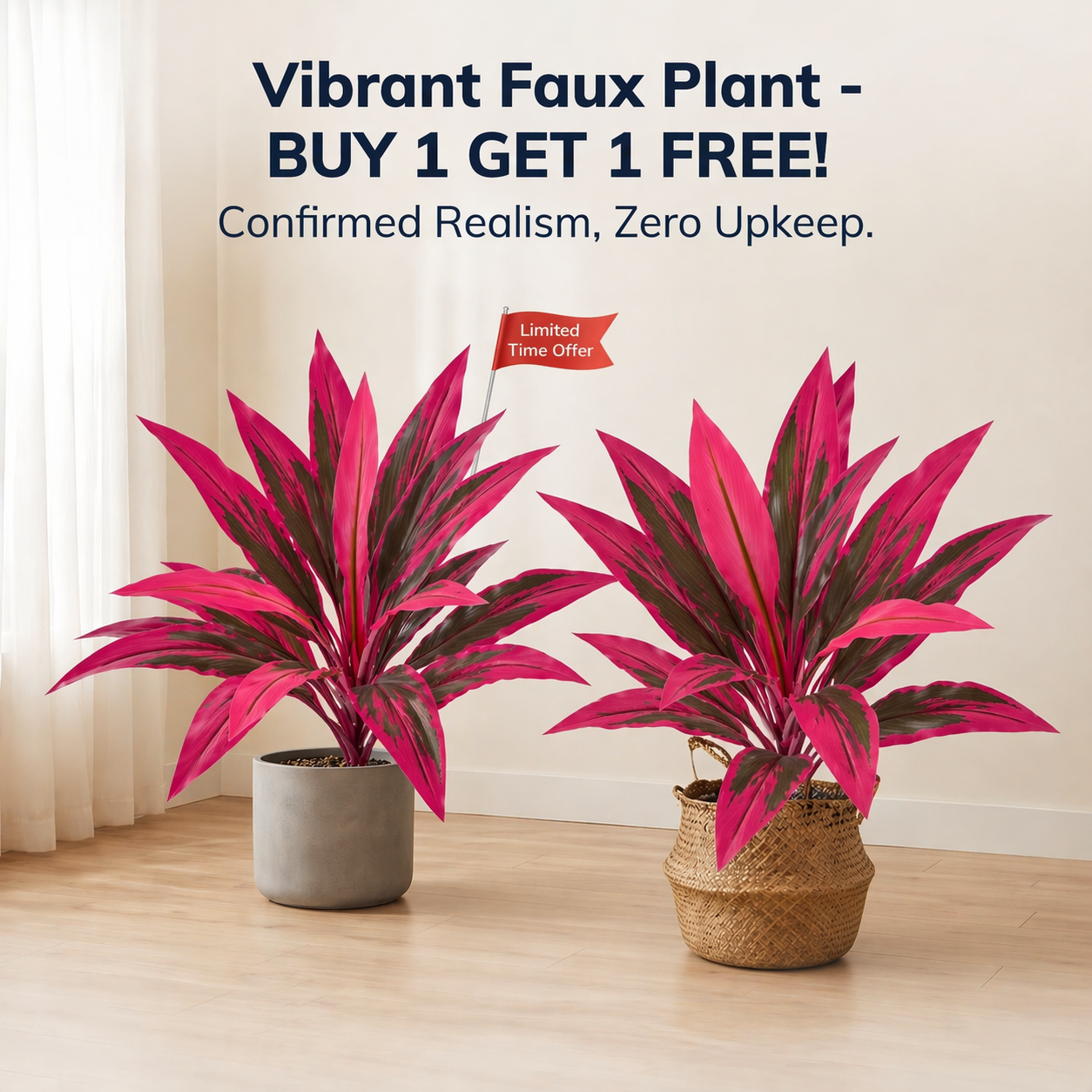 💖Father's Day Special Offer-Buy 1 Get 1 FREE🎉Vibrant Artificial Tropical Plant