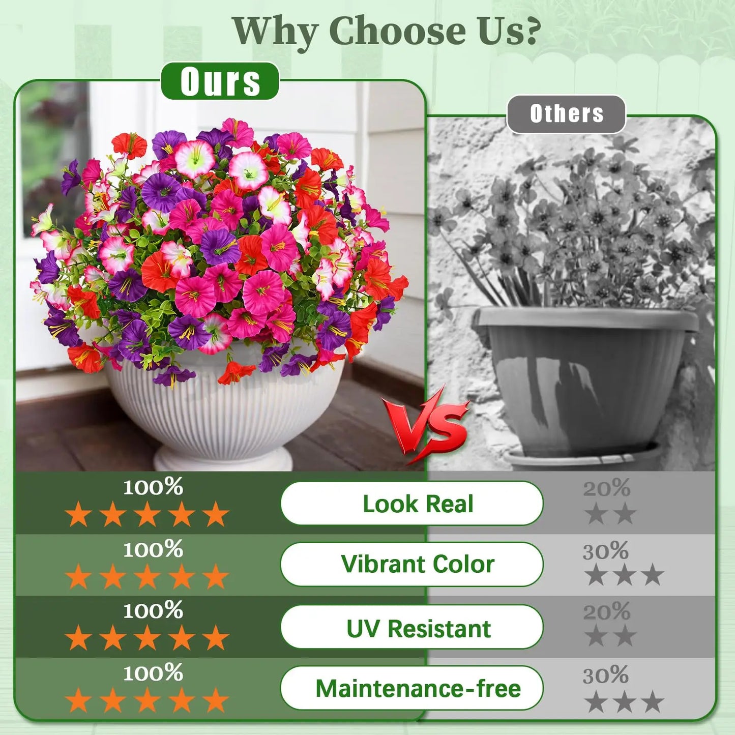 🔥ONLY $19.99🔥UV Resistant Artificial Petunias Flowers