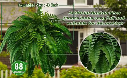 🔥Last Day 50% OFF--🌿UV Resistant Lifelike Artificial Boston Fern