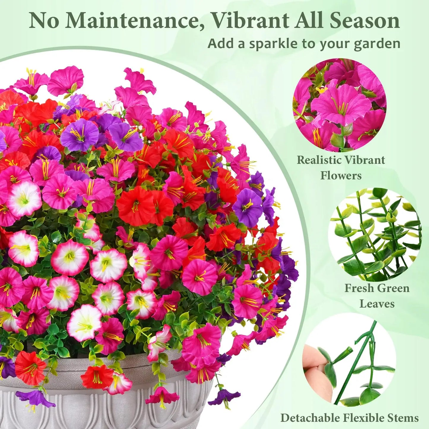 🔥ONLY $19.99🔥UV Resistant Artificial Petunias Flowers