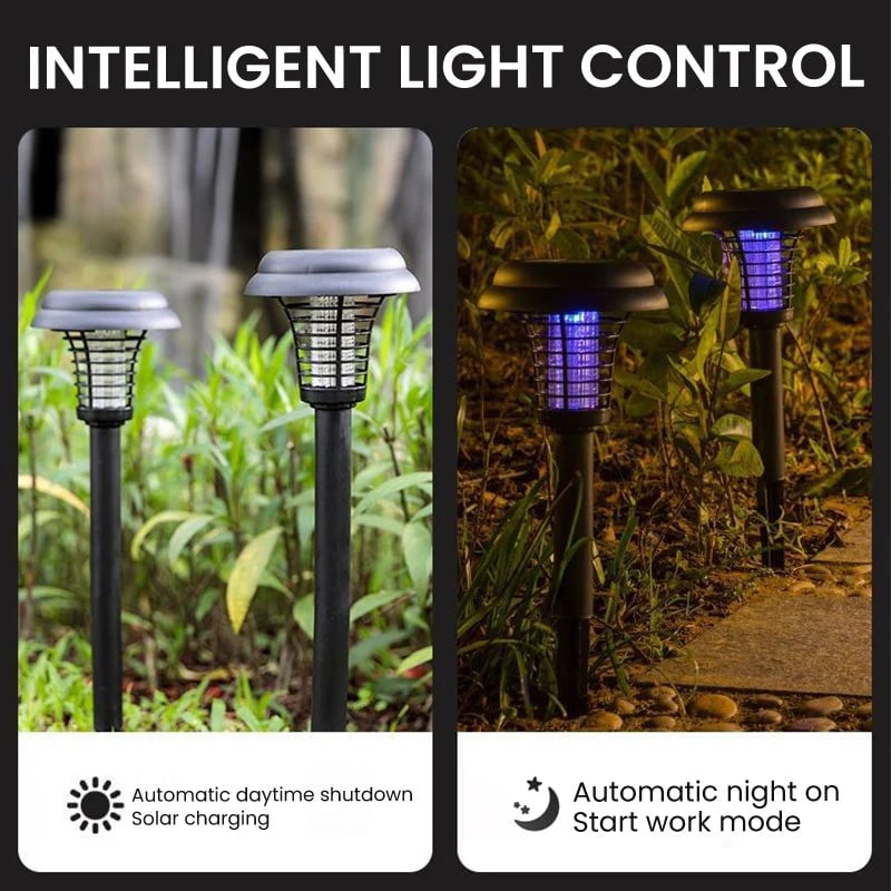 🦟❌Solar-Powered Mosquito Killer Lamp-Outdoor Solar LED Mosquito Killer Garden Lamp
