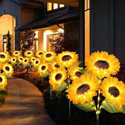 🌻50% off🌞Solar LED Sunflower Garden Lights-29.6inch/74cm