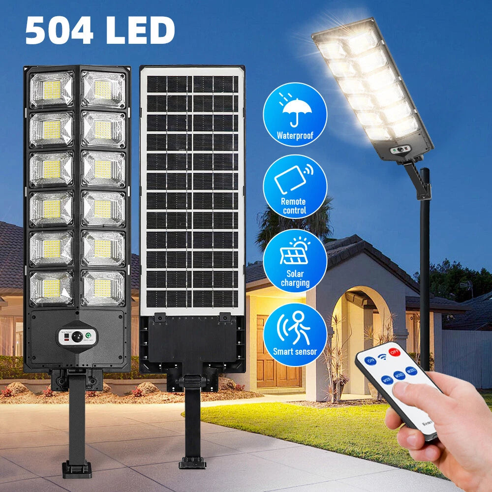 ⏰Last Day Sale 70% OFF - Commercial 1000000LM LED Outdoor Dusk to Dawn Solar Road Area Lamp
