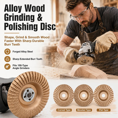 🔥 LAST DAY 50% OFF -Alloy Wood Grinding & Polishing Disc
