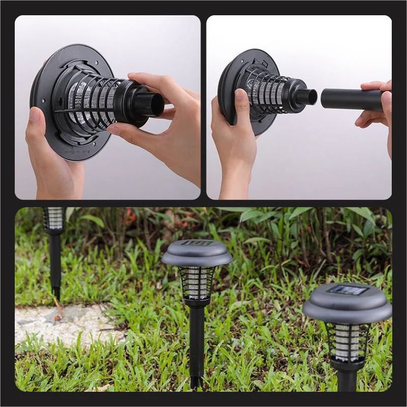 🦟❌Solar-Powered Mosquito Killer Lamp-Outdoor Solar LED Mosquito Killer Garden Lamp