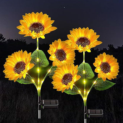 🌻50% off🌞Solar LED Sunflower Garden Lights-29.6inch/74cm