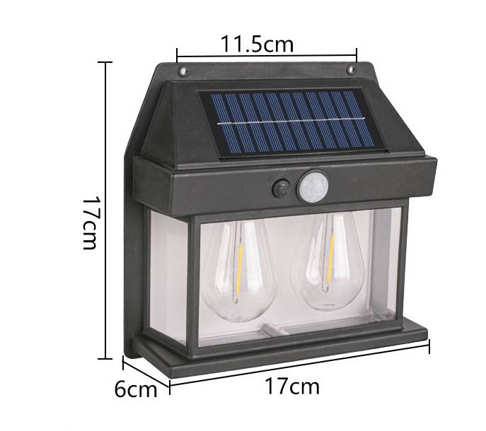 🔥☀️ Solar Wall Lights - Vintage Edison Style with Smart Motion Sensor! ☀️