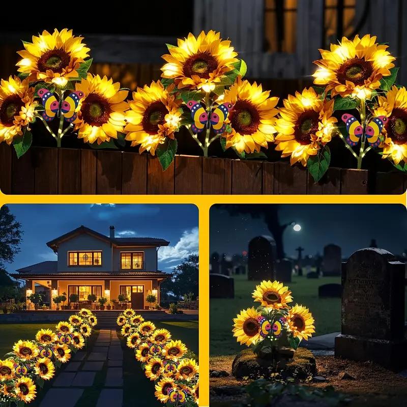 🌻50% off🌞Solar LED Sunflower Garden Lights-29.6inch/74cm