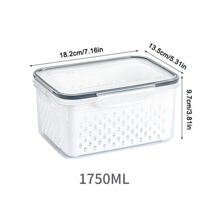 Food Storage Containers for Fridge with Removable Colander