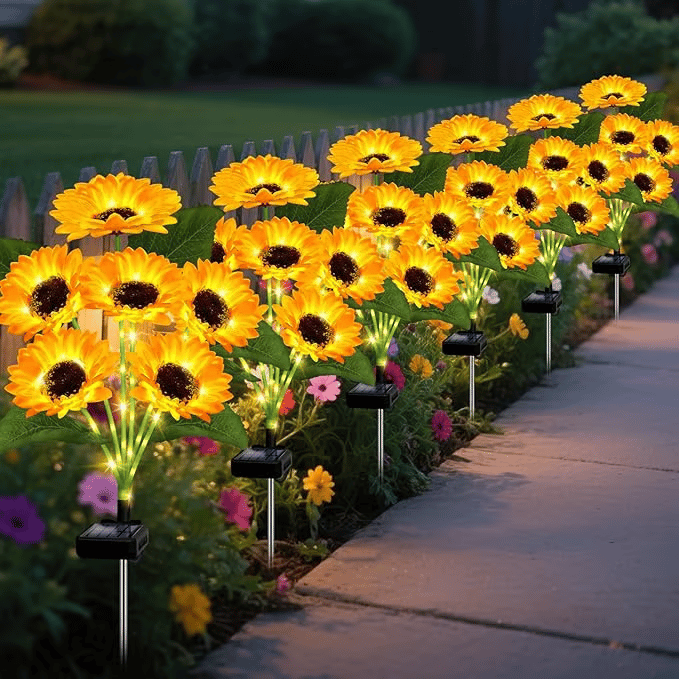🌻50% off🌞Solar LED Sunflower Garden Lights-29.6inch/74cm