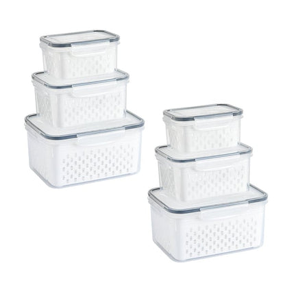 Food Storage Containers for Fridge with Removable Colander