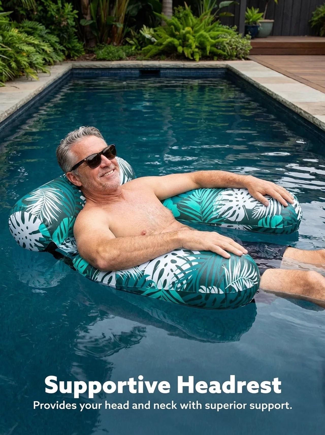 🔥Summer Hot Sale 🏆️ Inflatable Pool Floats Adult,Floating Lounge Chairs