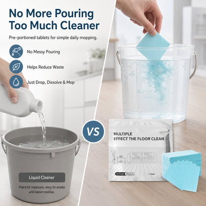 【ONLY $12.99 EACH🔥LAST DAY 50% OFF -100-Piece Multi-Surface Floor Cleaning Tablets