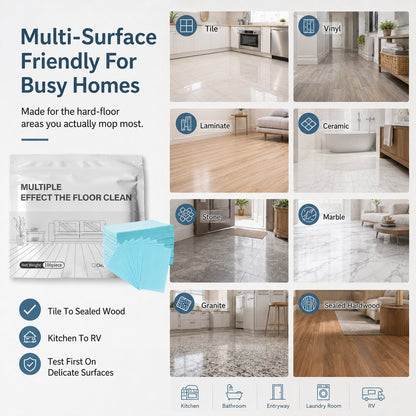 【ONLY $12.99 EACH🔥LAST DAY 50% OFF -100-Piece Multi-Surface Floor Cleaning Tablets