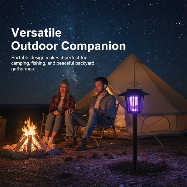 🦟❌Solar-Powered Mosquito Killer Lamp-Outdoor Solar LED Mosquito Killer Garden Lamp