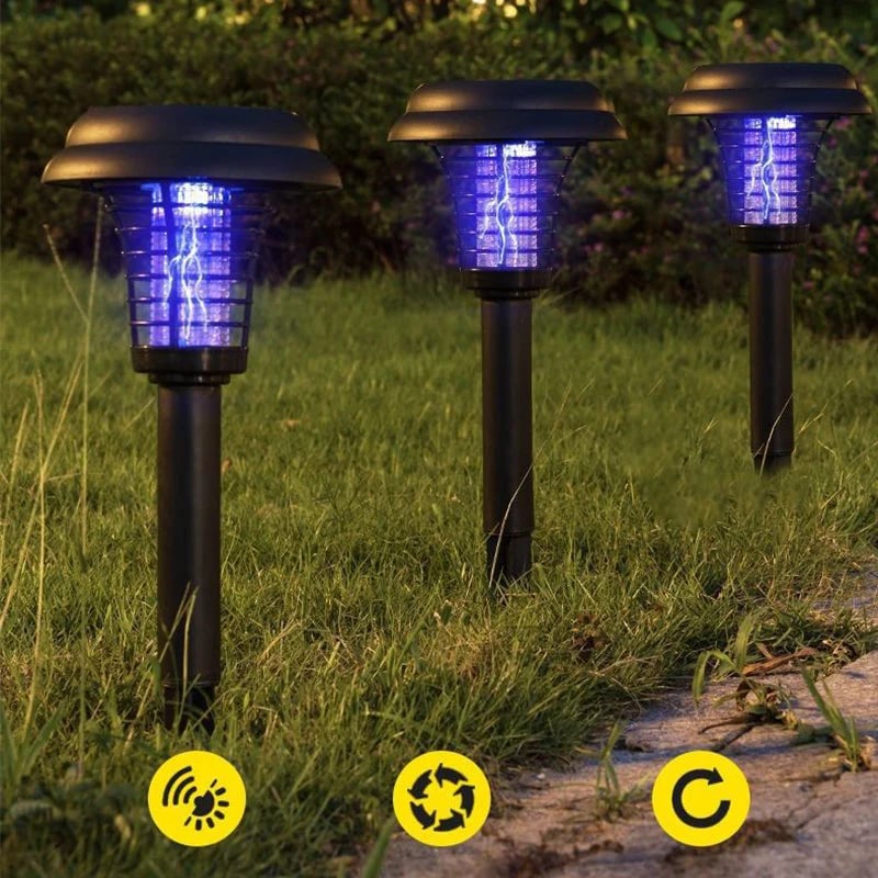 🦟❌Solar-Powered Mosquito Killer Lamp-Outdoor Solar LED Mosquito Killer Garden Lamp